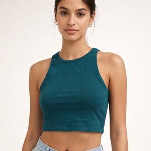 Garage Teal Tank Top